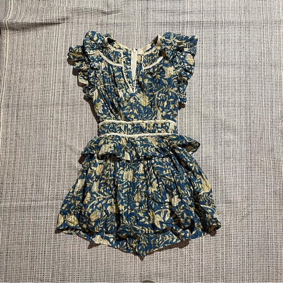 ULLA JOHNSON Women's Endah Playsuit Size 2 In Lanai - Picture 4 of 8